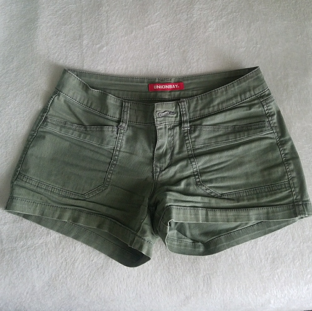 Green shorts